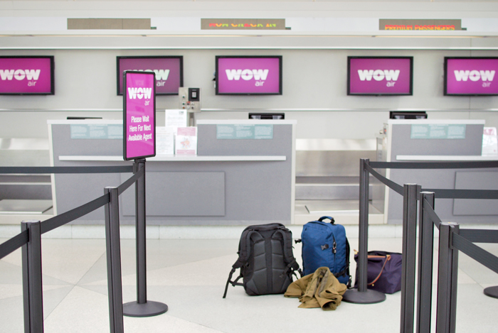 wow air backpack