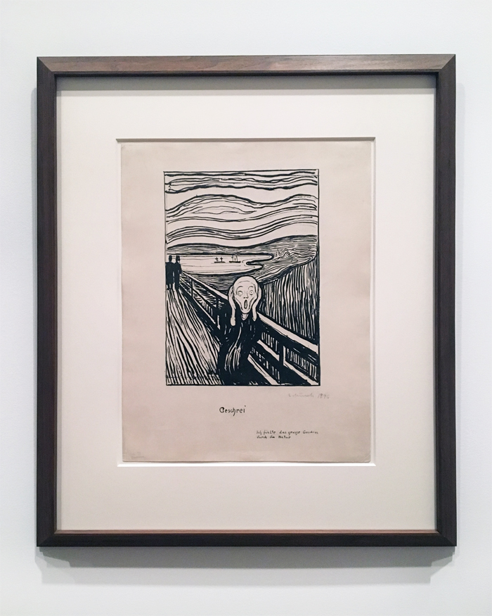 Edvard Munch, The Scream, 1985, Lithograph