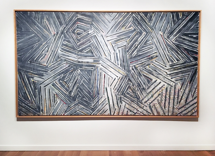 Jasper Johns, Between the Clock and the Bed, 1982-83, Encaustic on Canvas